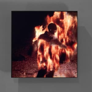 The New Normal by James Clar  Image: Square LCD object 1024x1024 pixels (pictured: yellow/orange edition)