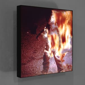 The New Normal by James Clar  Image: Square LCD object 1024x1024 pixels (pictured: yellow/orange edition)