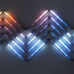 Waves (with sunset) by James Clar 