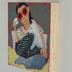 Comfortable in Stripes by Chrissie Richards, Image 1.