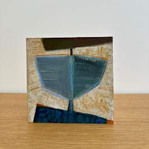Grey Boat by Chrissie Richards