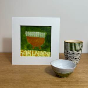 Still life with bowl by Chrissie Richards 