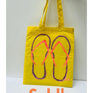Hand painted Tote bag by Chrissie Richards, Image 18.