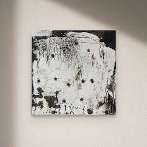 First traces in the melting snow yesterday # 1 by Margret Trimborn 