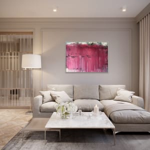 Pink Abstraction by Margret Trimborn 