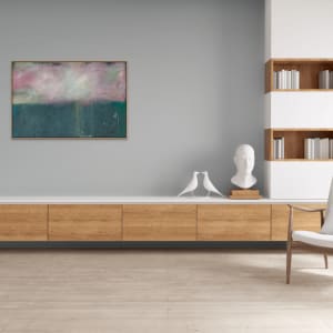 Mystic Landscape III - SOLD by Margret Trimborn  Image: In Situation