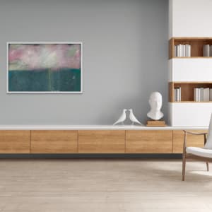 Mystic Landscape III - SOLD by Margret Trimborn  Image: In Situation