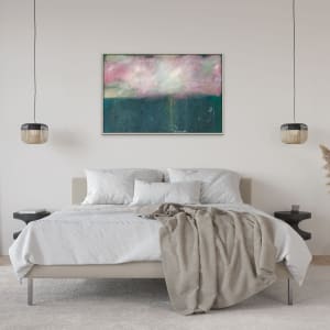 Mystic Landscape III - SOLD by Margret Trimborn  Image: In Situation