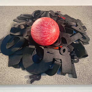 Molten Dyslexia (18"x24" panel) by Charlie Milgrim