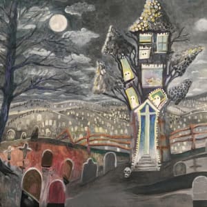 Halloween Graveyard by Randi Trinka