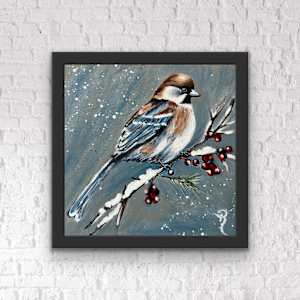 Winter Sparrow by Donna Richardson 