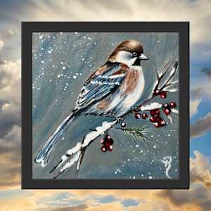 Winter Sparrow by Donna Richardson 