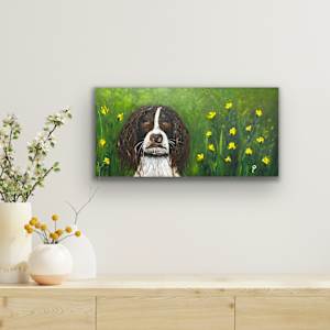 Charlie in the Flowers by Donna Richardson 