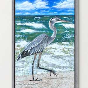 Blue Heron Strut by Donna Richardson 