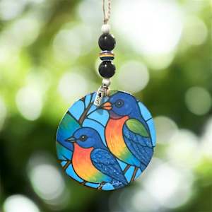 Stand By Me -3 - Wooden Ornament by Donna Richardson