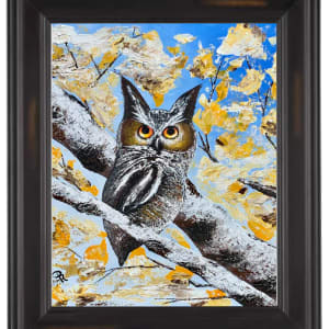 Birch Tree Owl by Donna Richardson 