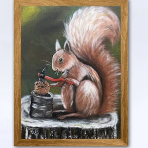 Desperate Squirrel by Donna Richardson 