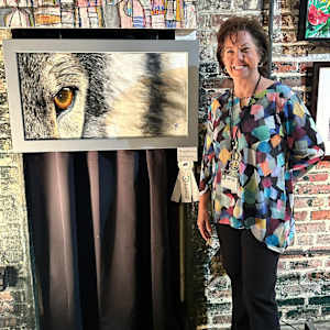 Focused: Gray Wolf by Donna Richardson 