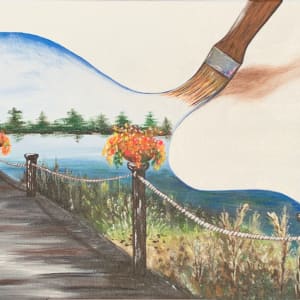 Landscape Brushstroke by Donna Richardson, Image 1.