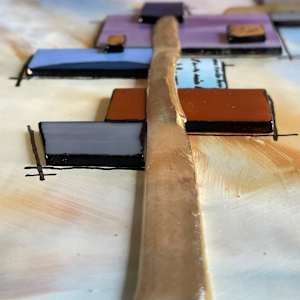 Fragmented Horizon by Anne Burtt  Image: Fragmented Horizon Close Up