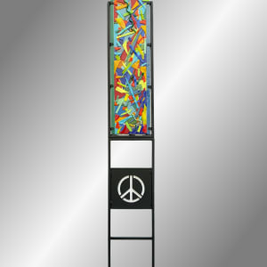 Colorful Garden Totem by Anne Burtt, Image 4.