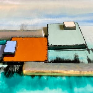 Cabins on the Lake by Anne Burtt  Image: Cabins on the Lake Close Up 1