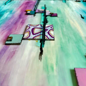 Napa Nights by Anne Burtt  Image: Napa Nights  Close Up