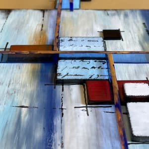 Ocean's Elusive Embrace Triptych by Anne Burtt  Image: Close Up