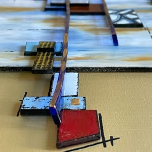 Ocean's Elusive Embrace Triptych by Anne Burtt  Image: Close Up