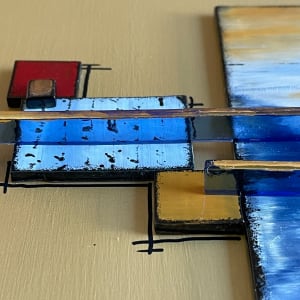 Ocean's Elusive Embrace Triptych by Anne Burtt  Image: Close Up