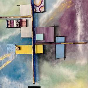 Hushed Reflections by Anne Burtt  Image: Hushed Reflections Close Up