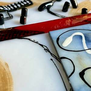 Geometric Serenade by Anne Burtt  Image: Geometric Serenade Close Up