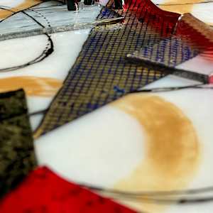 Geometric Serenade by Anne Burtt  Image: Geometric Serenade Close Up