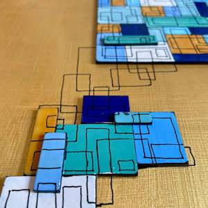 Cool Retro Rhythms by Anne Burtt  Image: Cool Retro Rhythms Close Up