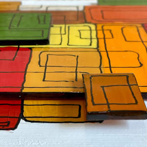 Retro Flow by Anne Burtt  Image: Retro Flow Close Up