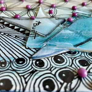 Folded Whispers by Anne Burtt  Image: Folded Whispers Close Up