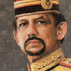 Sultan Haji Hassanal Bolkiah King of the Kingdom of Brunei Darussalam by Mai Van Nhon