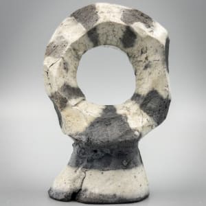 Little Raku Ring - 23 by Chris Heck 