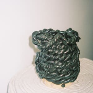 Metallic Winding Vessel by Elianah Sukoenig 