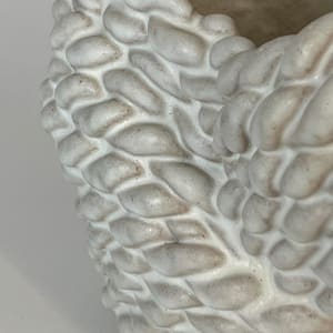 White Woven Pot by Elianah Sukoenig 