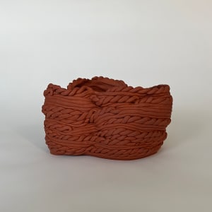 Medium Red Pot 2 by Elianah Sukoenig 