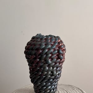 Raku Woven Vessel by Elianah Sukoenig 