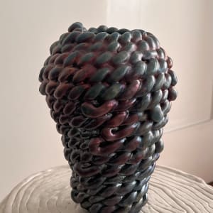 Raku Woven Vessel by Elianah Sukoenig 