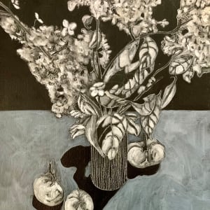 Hydrangea and Tomatoes by Lynn Sisler