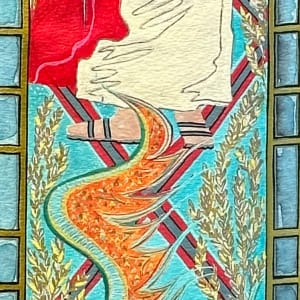 St. Michael & The Dragon by Jen Haefeli  Image: St. Michael & The Dragon by InterArtist Jen Haefeli