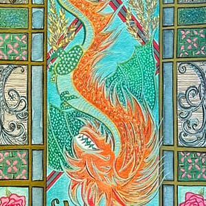 St. Michael & The Dragon by Jen Haefeli  Image: St. Michael & The Dragon by InterArtist Jen Haefeli