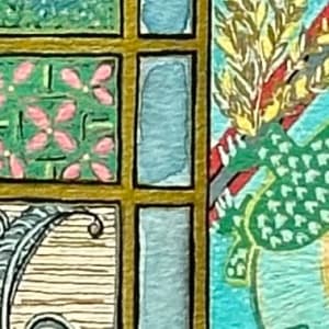 St. Michael & The Dragon by Jen Haefeli  Image: St. Michael & The Dragon by InterArtist Jen Haefeli