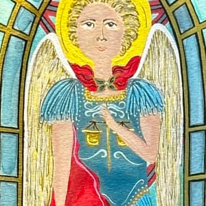 St. Michael & The Dragon by Jen Haefeli  Image: St. Michael & The Dragon by InterArtist Jen Haefeli