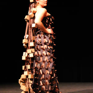 Burden: Release & Walk Away by Jen Haefeli  Image: Burden: Release & Walk Away is a cathartic piece created by InterArtist Jen Haefeli in response to living with Crohn’s Disease for over a decade. 