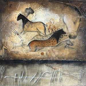 Ancient Art - Horse by CIndy Miller